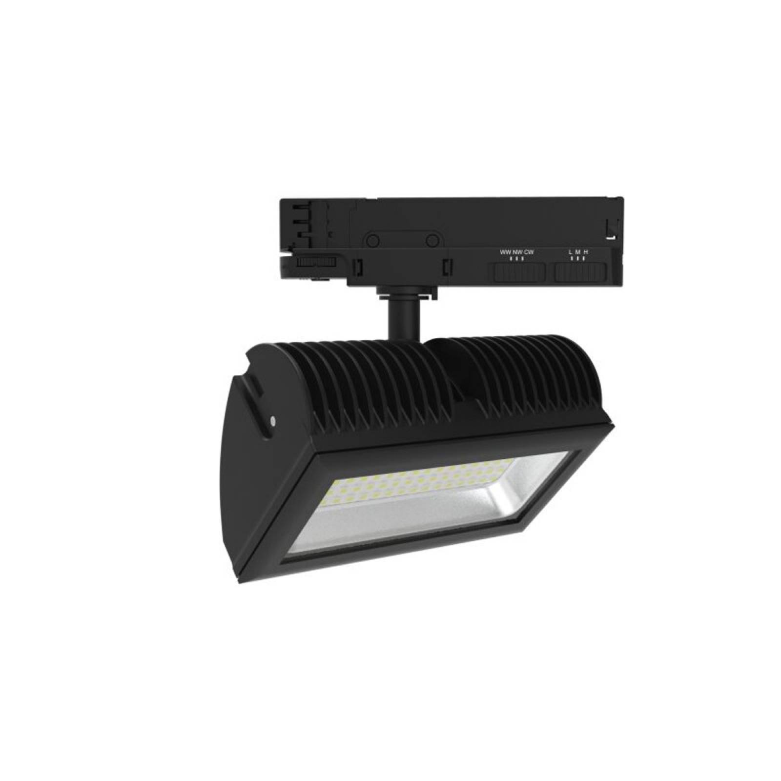 DOTLUX LED-Tracklight FLEXAtrack max.32W POWERselect & COLORselect 100� schwarz