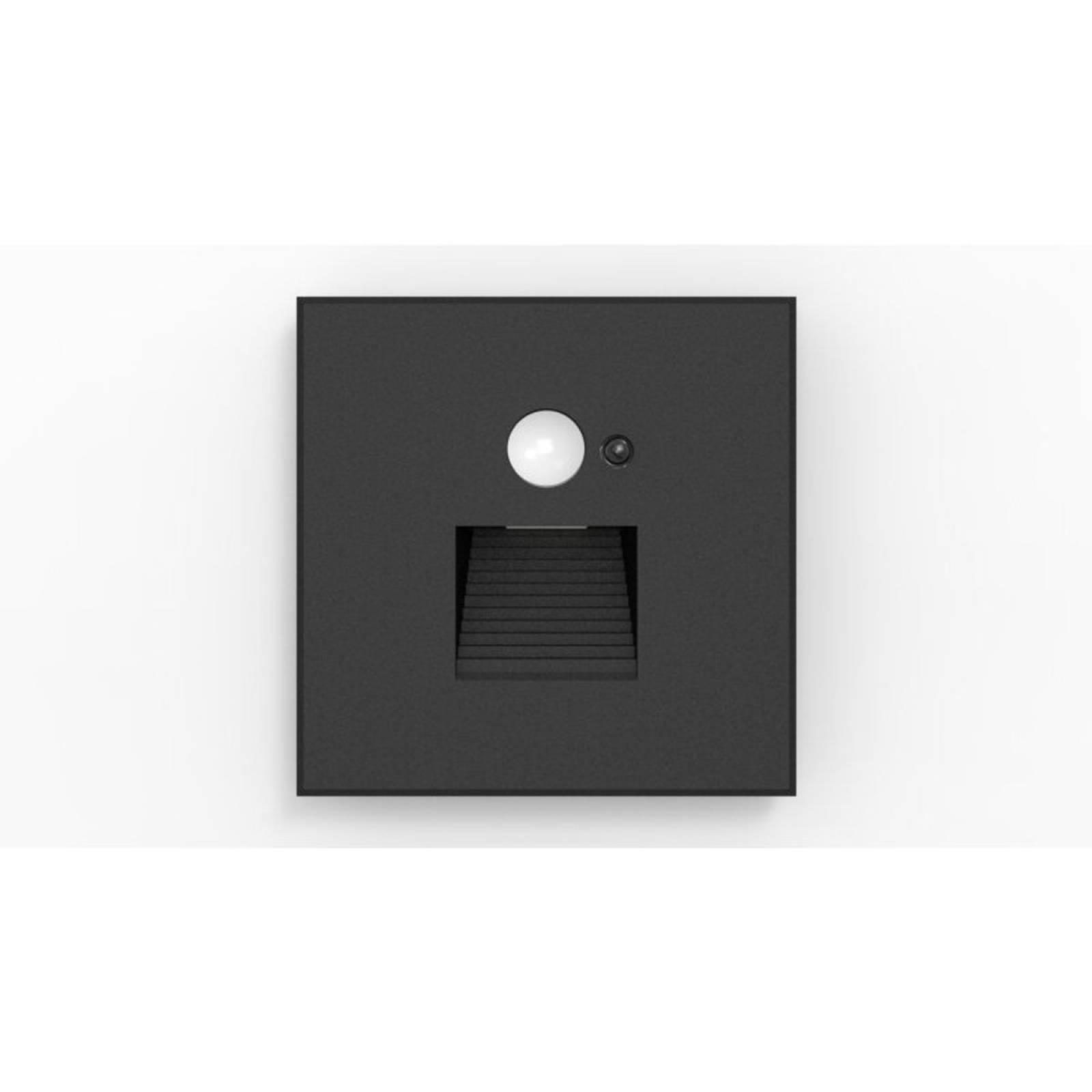 DOTLUX LED-Treppenleuchte EASYSTAIRsensor 1,5W 3000K mit Sensor, schwarz