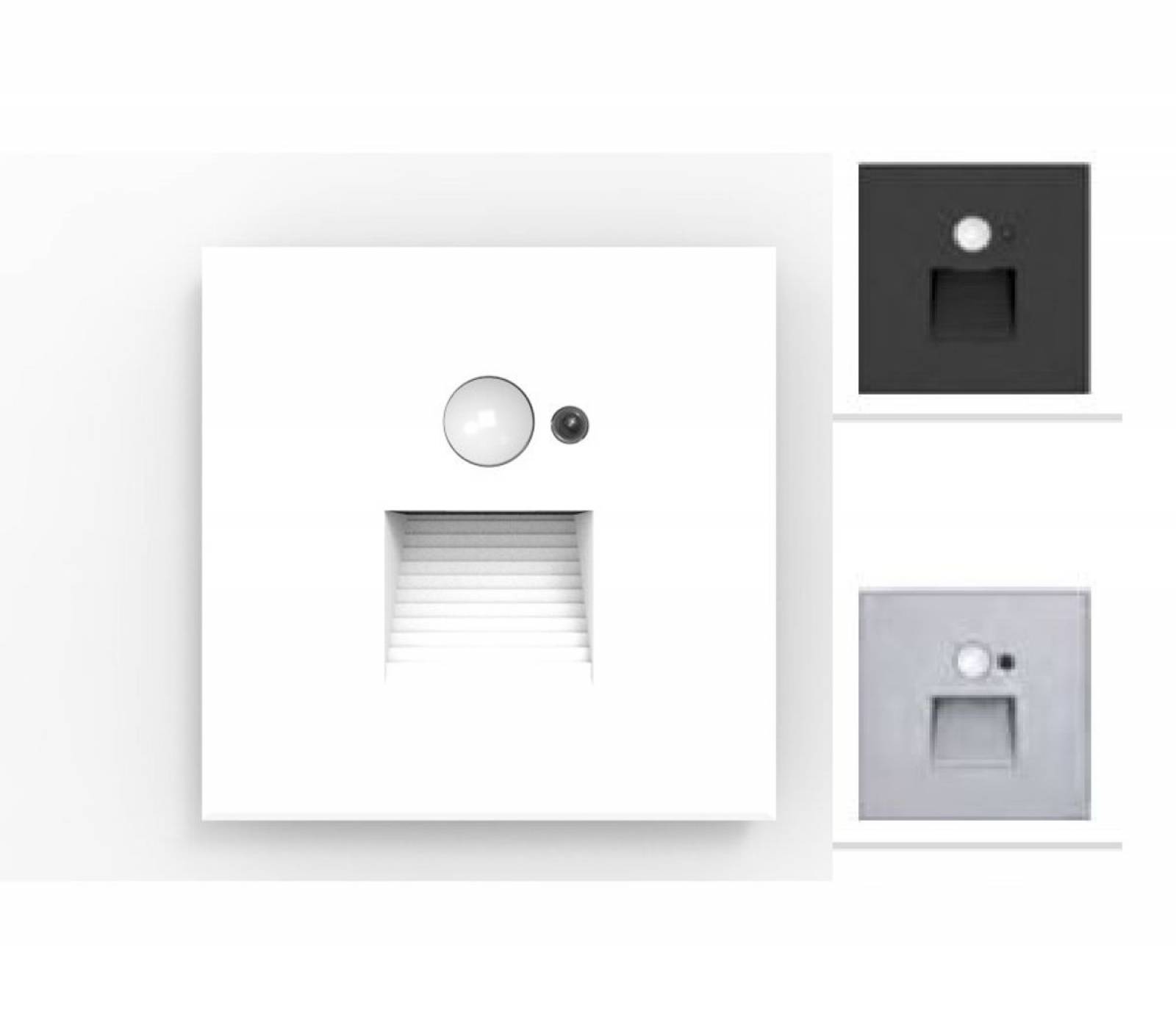 DOTLUX LED-Treppenleuchte EASYSTAIRsensor 1,5W 3000K mit Tageslicht-/Bewegungsmelder