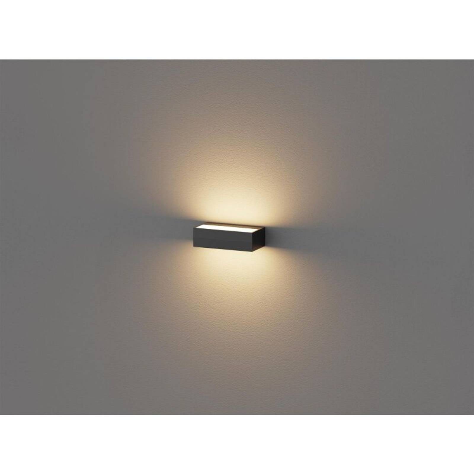 DOTLUX LED Wandleuchte BRICK 10W COLORselect 3000/3500/4000K schwarz