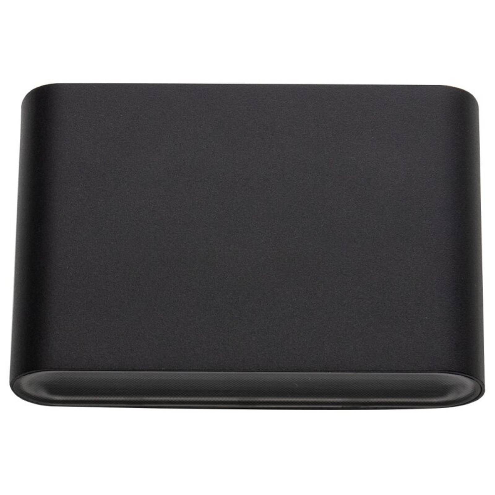 DOTLUX LED Wandleuchte FLASK 6W 3000K schwarz Wallwasher-Effekte