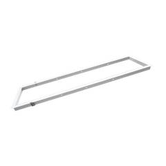 DOTLUX Einbaurahmen f�r LED-Panel 1195x295mm f�r Trockenbaudecke, pulverbeschichtet, wei� mit Clips