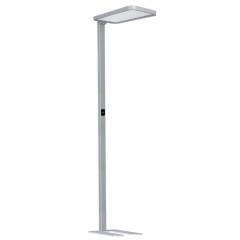 DOTLUX B�ro LED-Stehleuchte STUDIObutler 80W 4000K silber, mit Anwesenheitssensor, dimmbar
