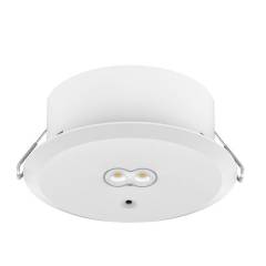 DOTLUX LED-Sicherheitsleuchte EXITtop mit Selbsttest inkl. 2 austauschbaren Linsen wei� 3h