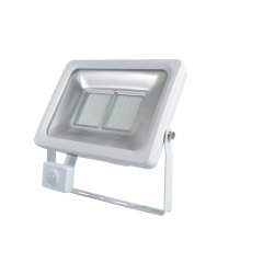 LED Fluter FLOORslim-sensor 50W mit Bewegungsmelder PIR, warmwei�