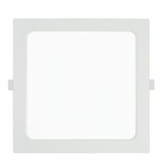 Eckiges LED-Einbaupanel SQUAREeco 18W, 3000K warmwei�, 224x224mm