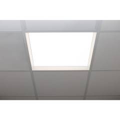 DOTLUX Einbaurahmen WINDOW f�r Deckenmontage versenkt, wei�, 620x620mm LED Panele