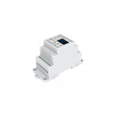 DMX Empf�nger/Dimmer mit integr. Stand-Alone, 4 Kan�le, 12-24V/DC, 4x5A, Hutschiene
