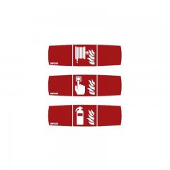 Erweitertes Piktogrammset f�r  DOTLUX Notleuchte EXIT \(DT5389\) Set mit 3 Stk.