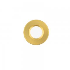 Runder Zierring f�r Einbauleuchte DOTLUX MULTISCREW, gold-geb�rstet