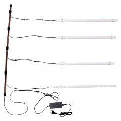 4x Magnetstromband f�r RETAILO Regalleuchte, inkl. 60W Netzteil
