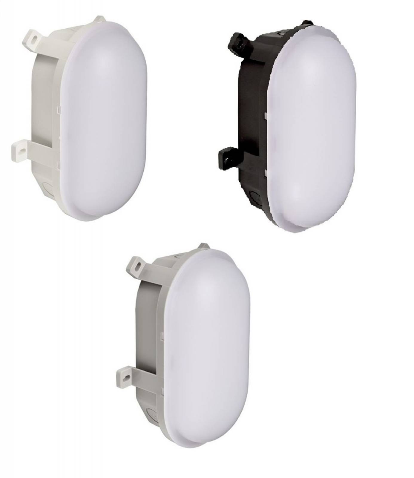 Decken-/Wandaufbauleuchte IP54 Sotano LED PowerSwitch 4,5W/7,5W, CCT 3000/4000 K, wei�/schwarz/grau