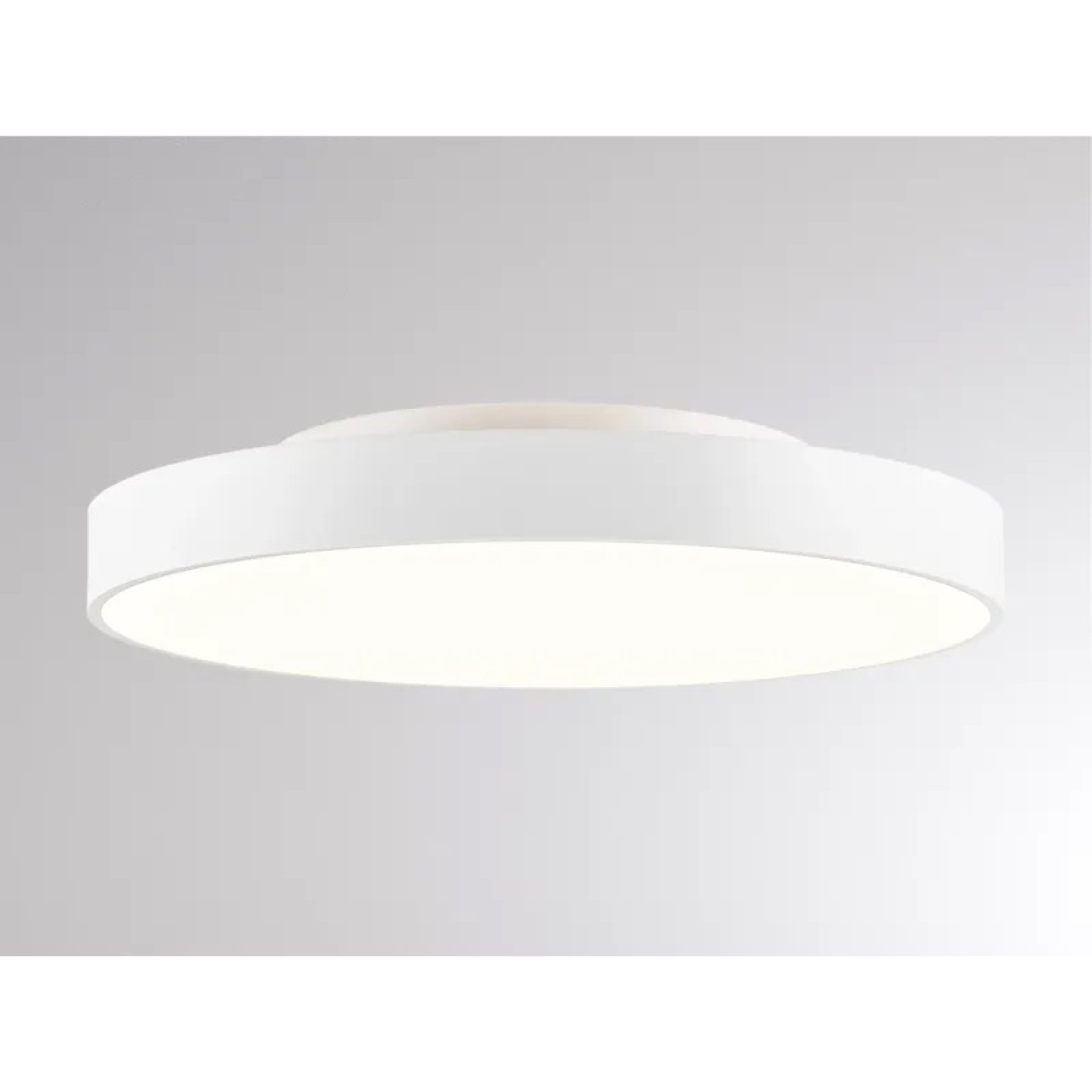 Deckenaufbauleuchte IP54 DESCO PRO L �45cm, direkt-indirektes Licht dimmbar