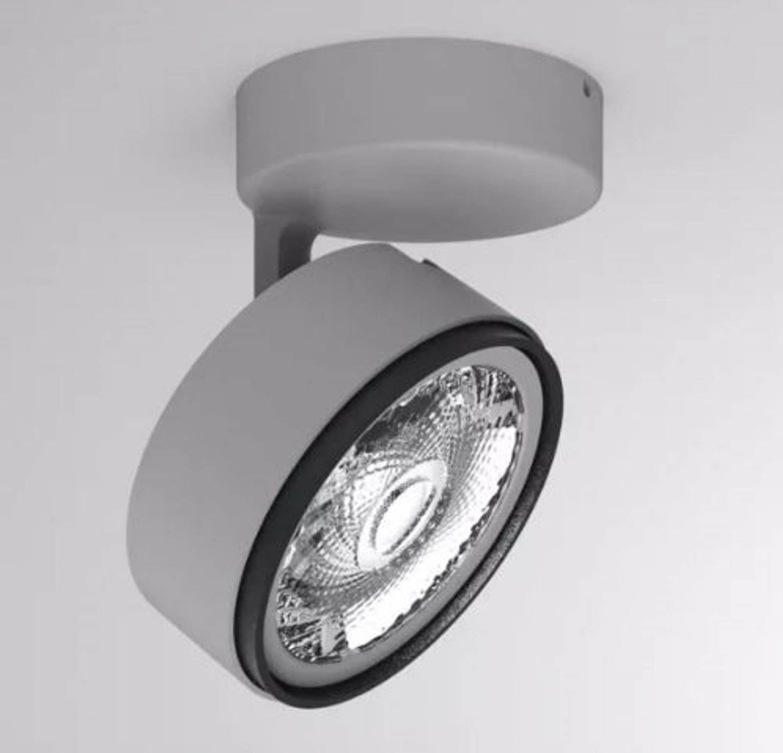 Deckenaufbaustrahler Molto Luce 10W, LITIN 2 SD, Grau, 40�, Schwarz, 3000K