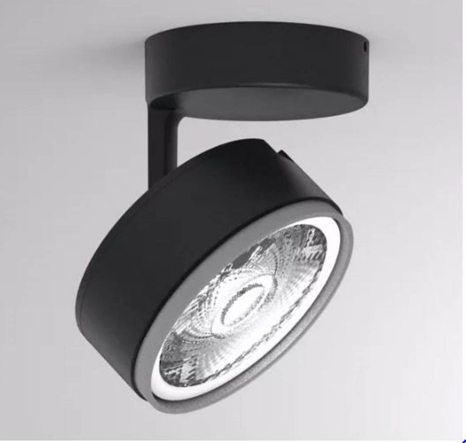 Deckenaufbaustrahler Molto Luce 10W, LITIN 2 SD, Schwarz, 24�, Grau, 4000K
