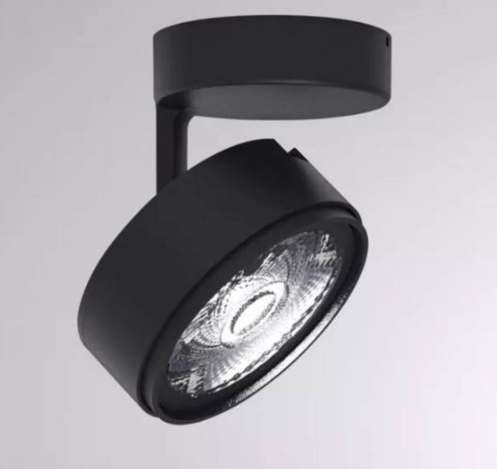 Deckenaufbaustrahler Molto Luce 10W, LITIN 2 SD, Schwarz, 40�, Schwarz, 3000K