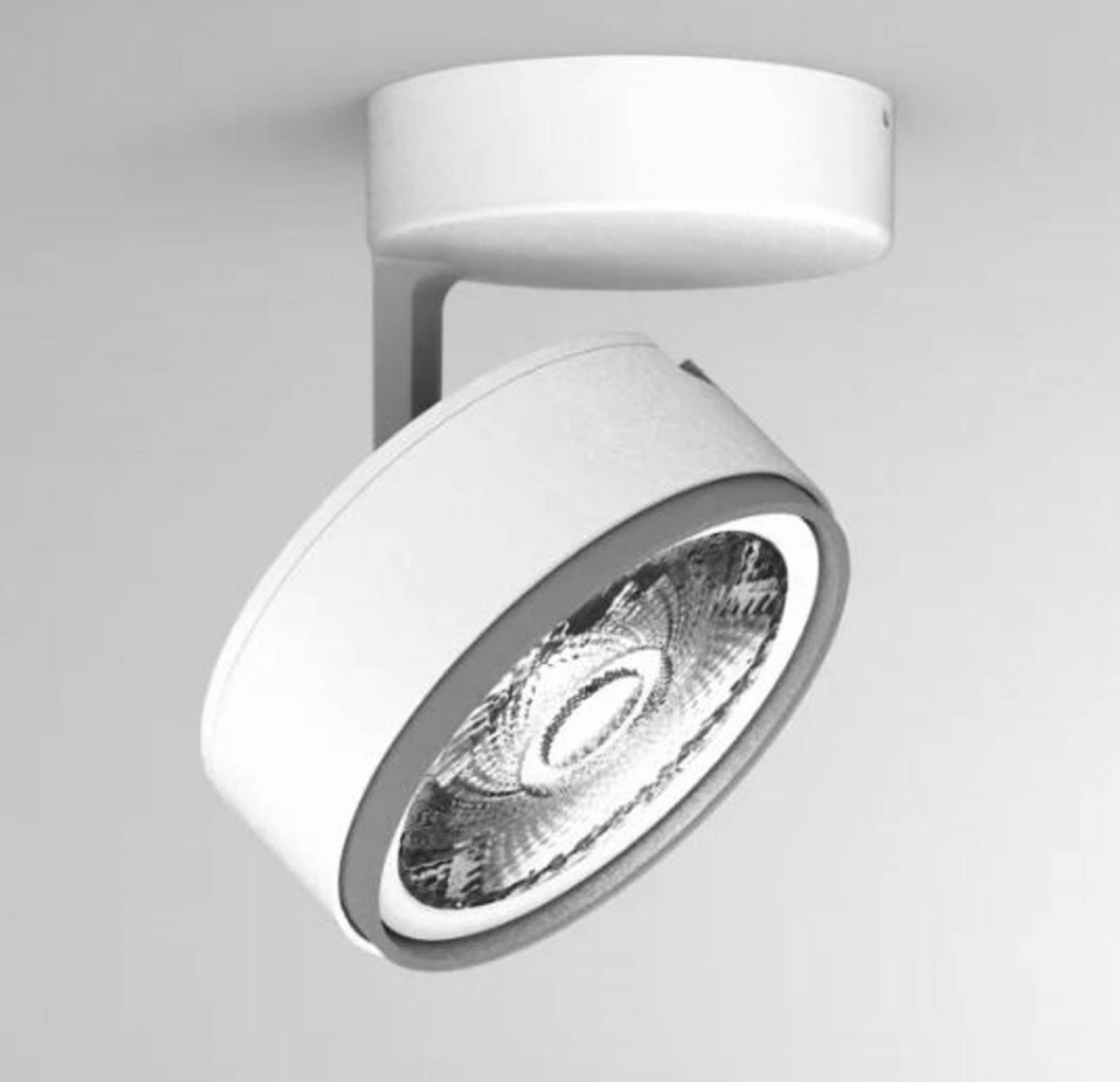 Deckenaufbaustrahler Molto Luce 10W, LITIN 2 SD, Wei�, 40�, Grau, 4000K