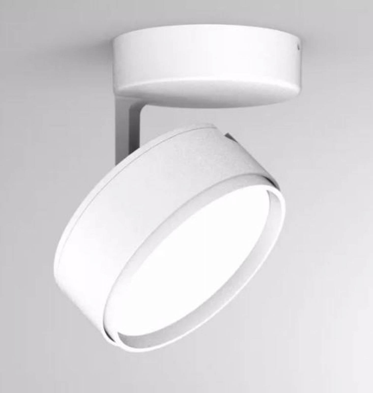 Deckenaufbaustrahler Molto Luce 10W, LITIN 2 SD, Wei�, Diffusor opal, Wei�, 4000K