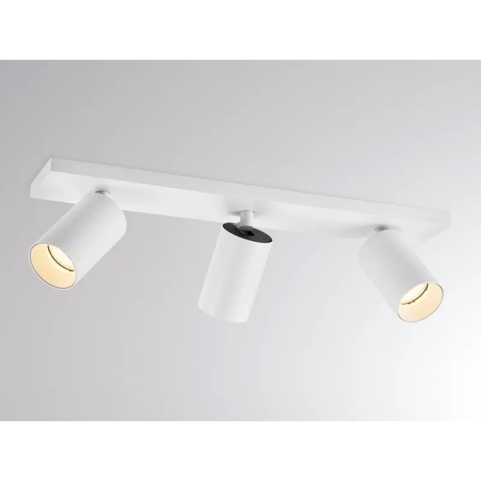 Deckenaufbaustrahler wei� MISSOR II SD 3x GU10 Spot, dreh-schwenkbar