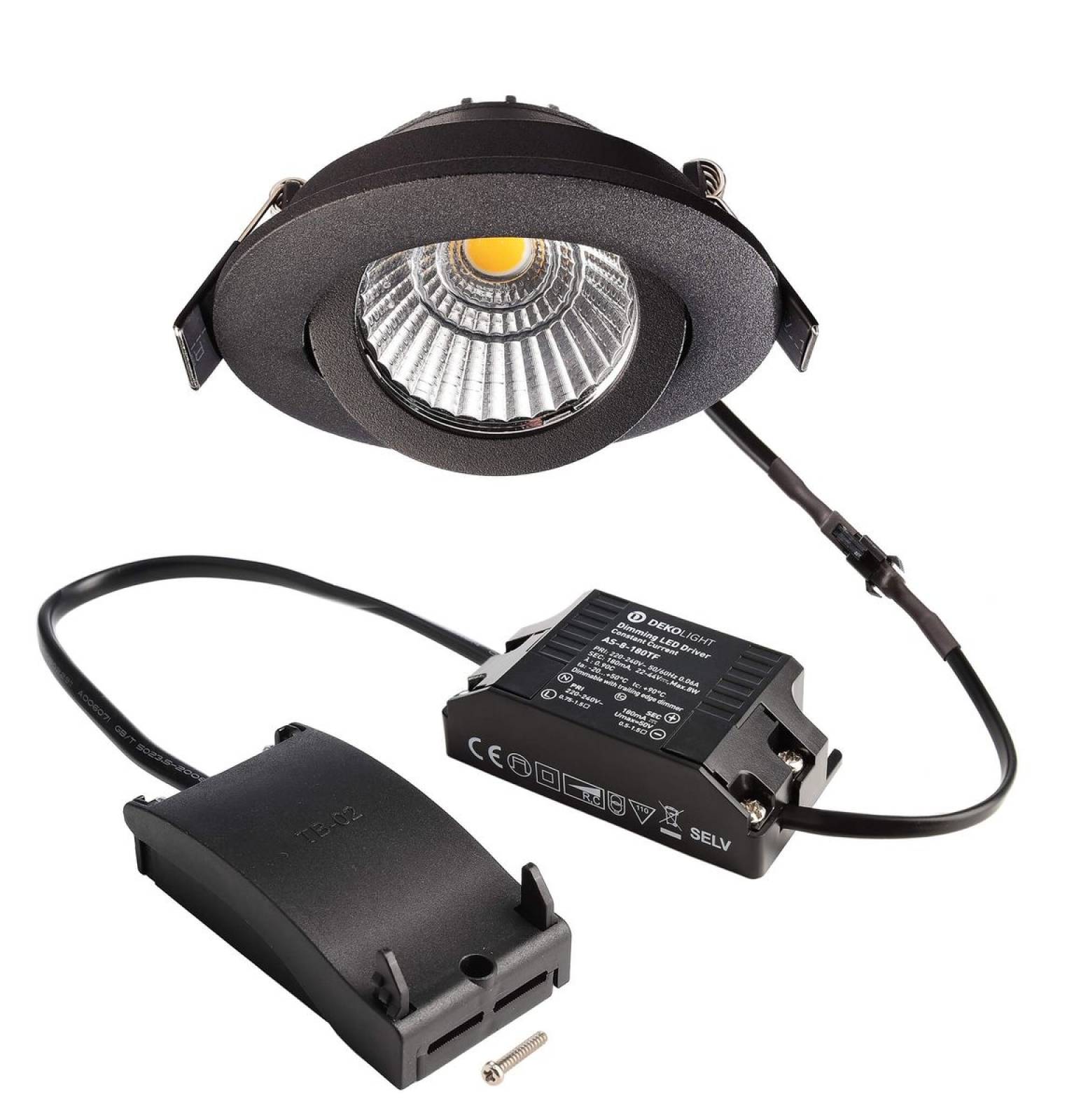 Deckeneinbauleuchte Dione Dim-To-Warm 1800-3000K 8,5W