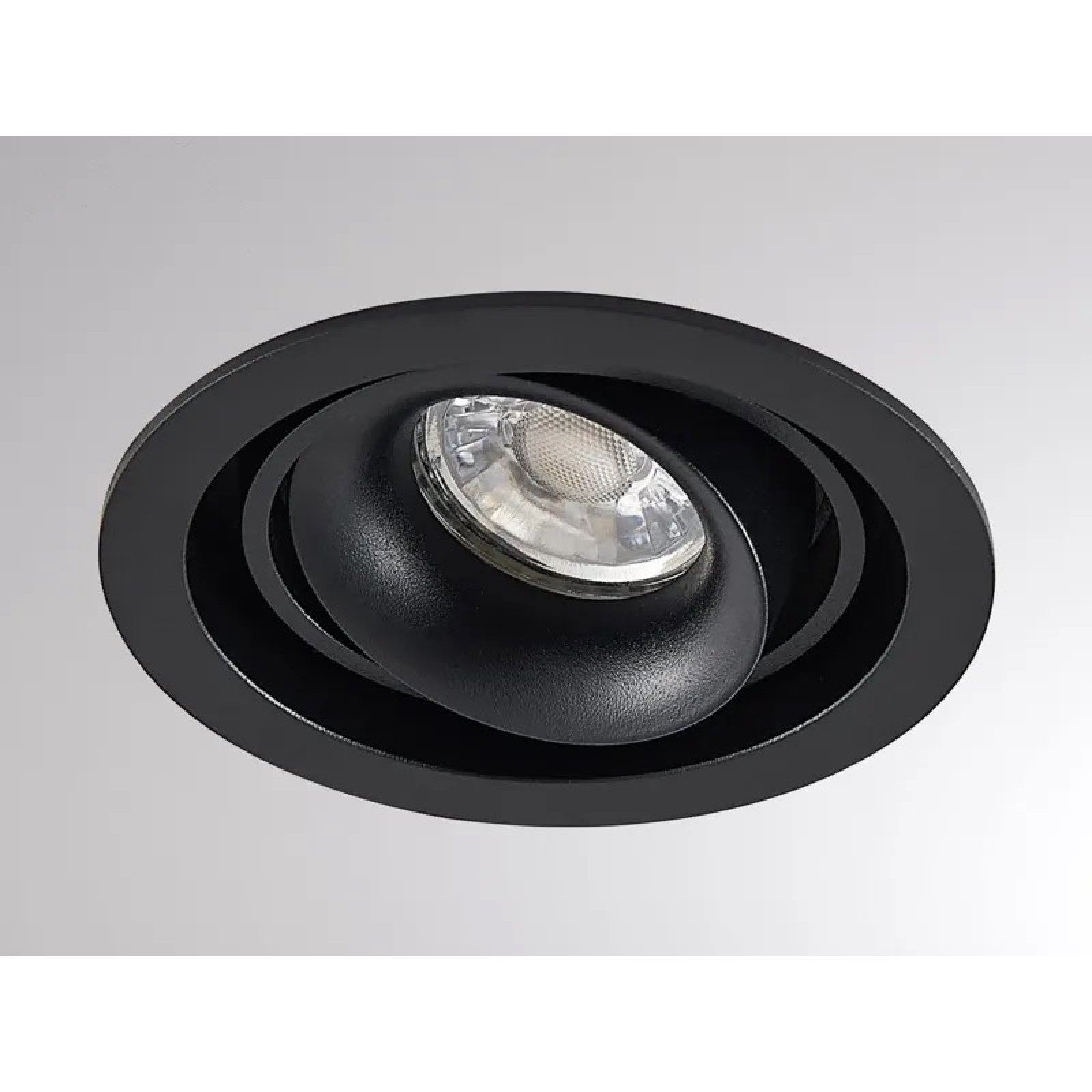 Deckeneinbauleuchte QANA ROUND R schwenk-drehbar, 1x GU10 8W