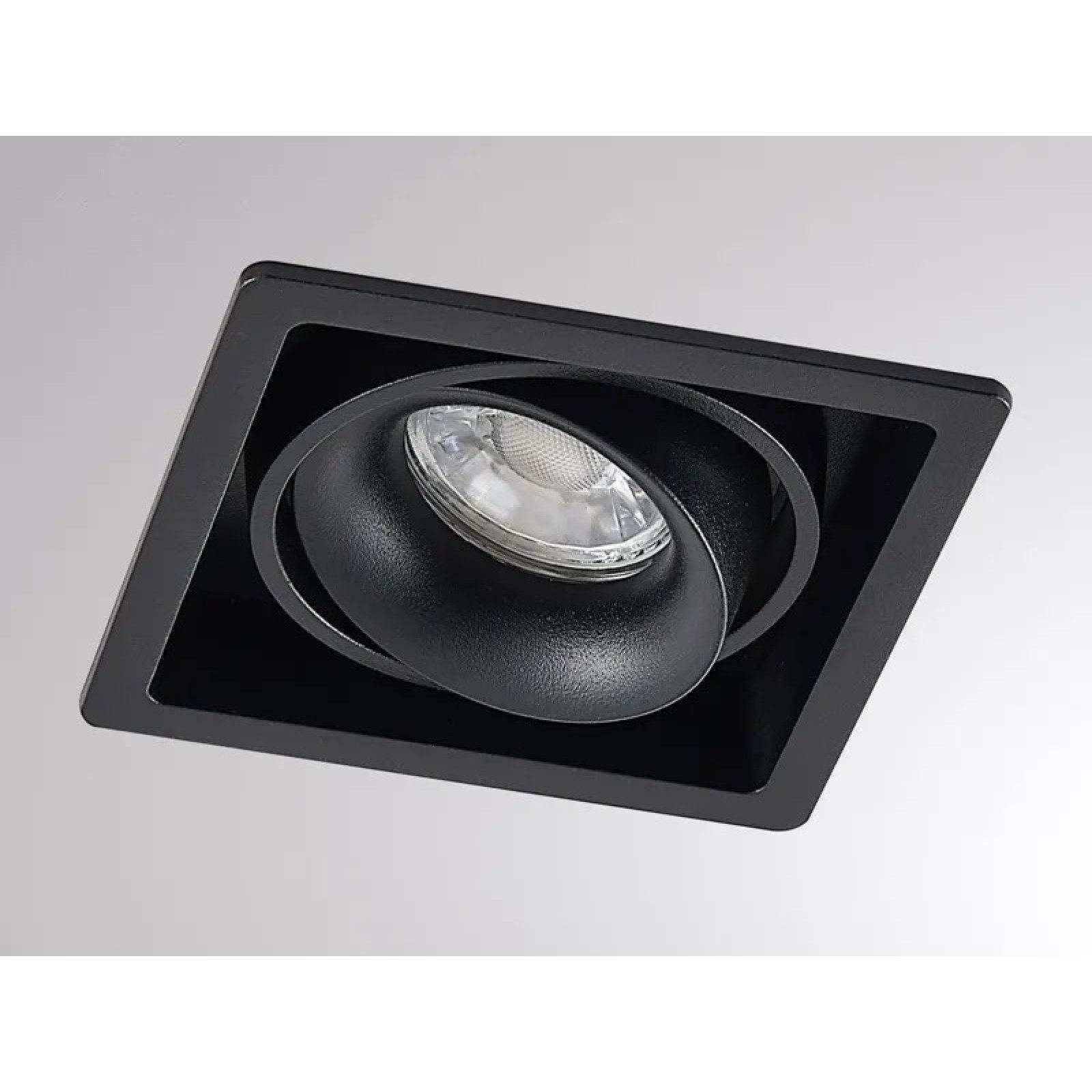 Deckeneinbauleuchte QANA SQUARE R dreh-schwenkbar, GU10 max. 8W