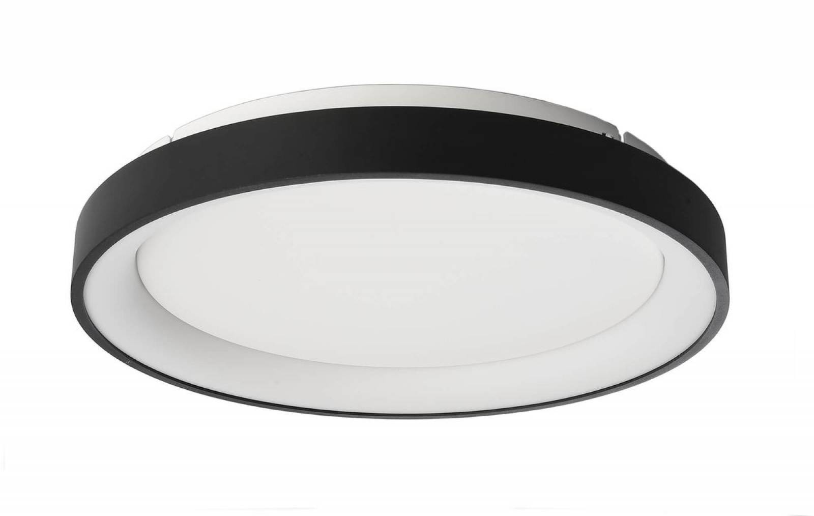 Deckenleuchte Merope 380mm, 30W dimmbar, 3000/4000K, Schwarz