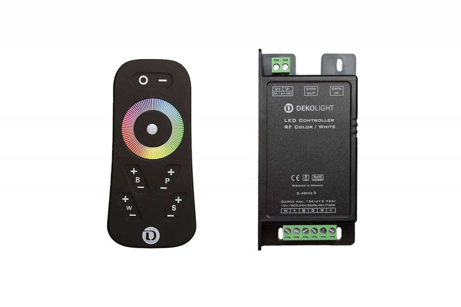 Deko-Light Controller, RF Color & White Remote, spannungskonstant, dimmbar: Funkfernbedienung, 12/24