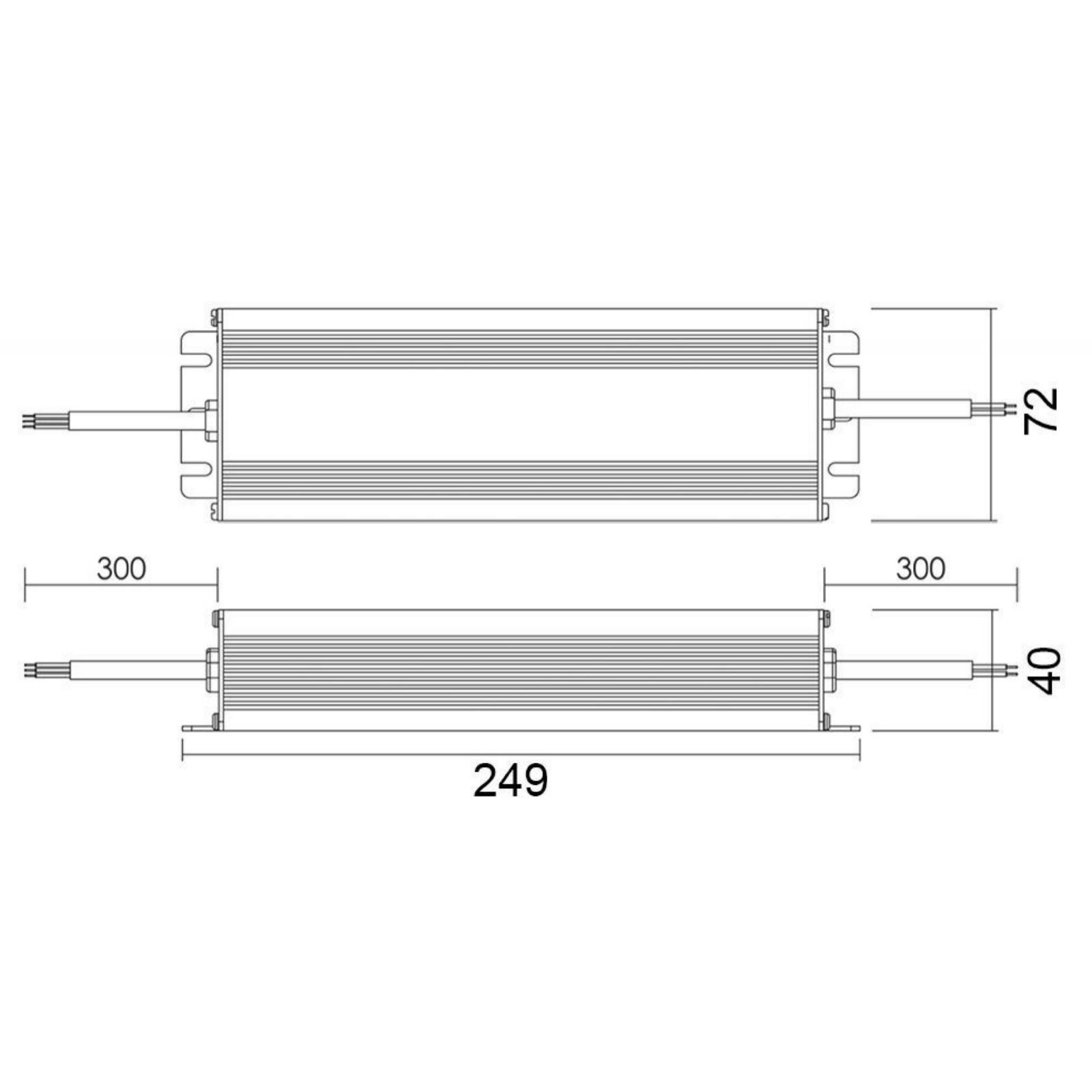 Produktbild von Meanwell LPV-60-12 Netzgerät – 60W, 12V, 5A, IP67, Spannungskonstant, Für Außen- & Innenanwendung