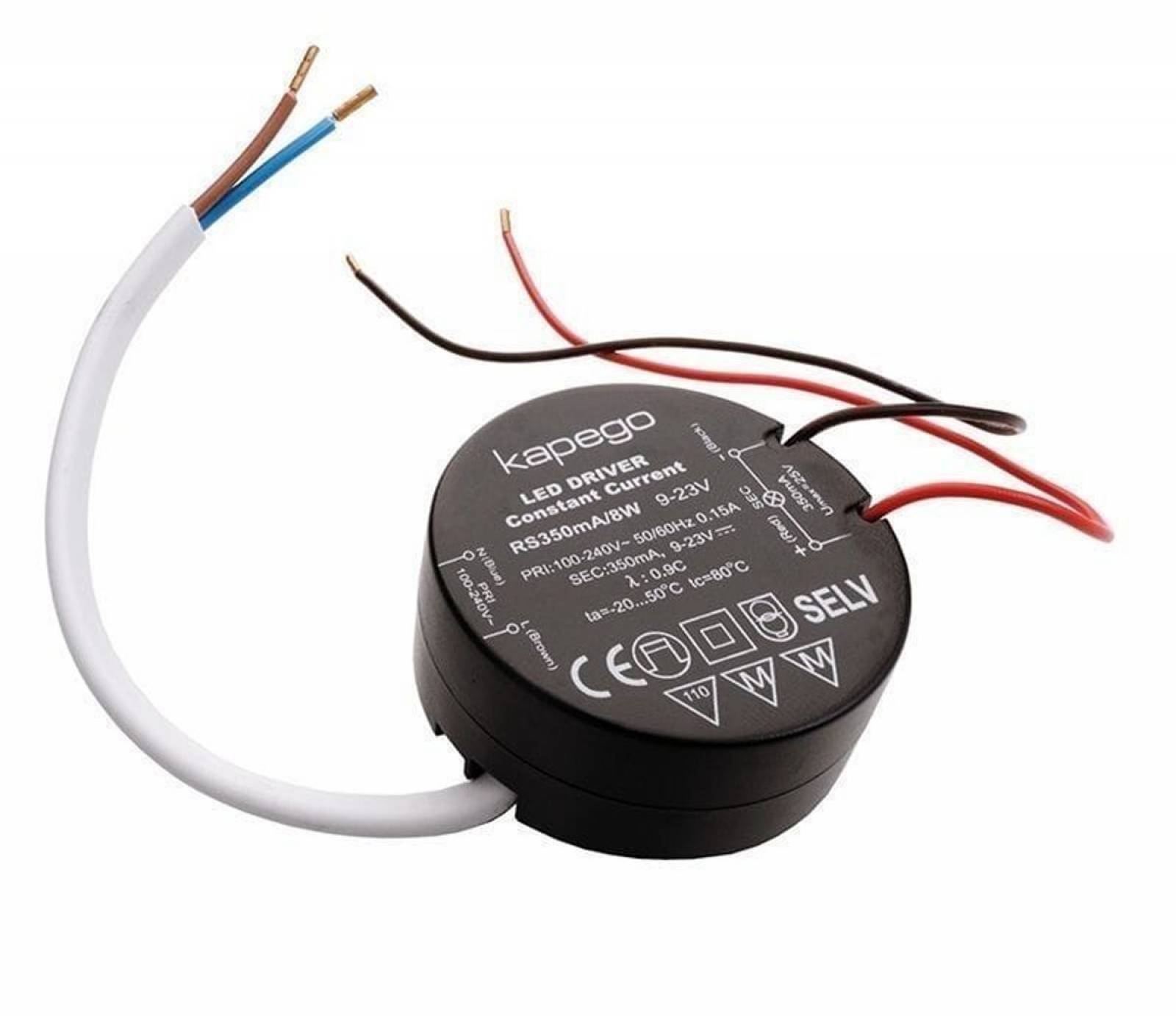DekoLight LED Netzger�t rund, 350mA, 9-23V DC, 3,2-8W