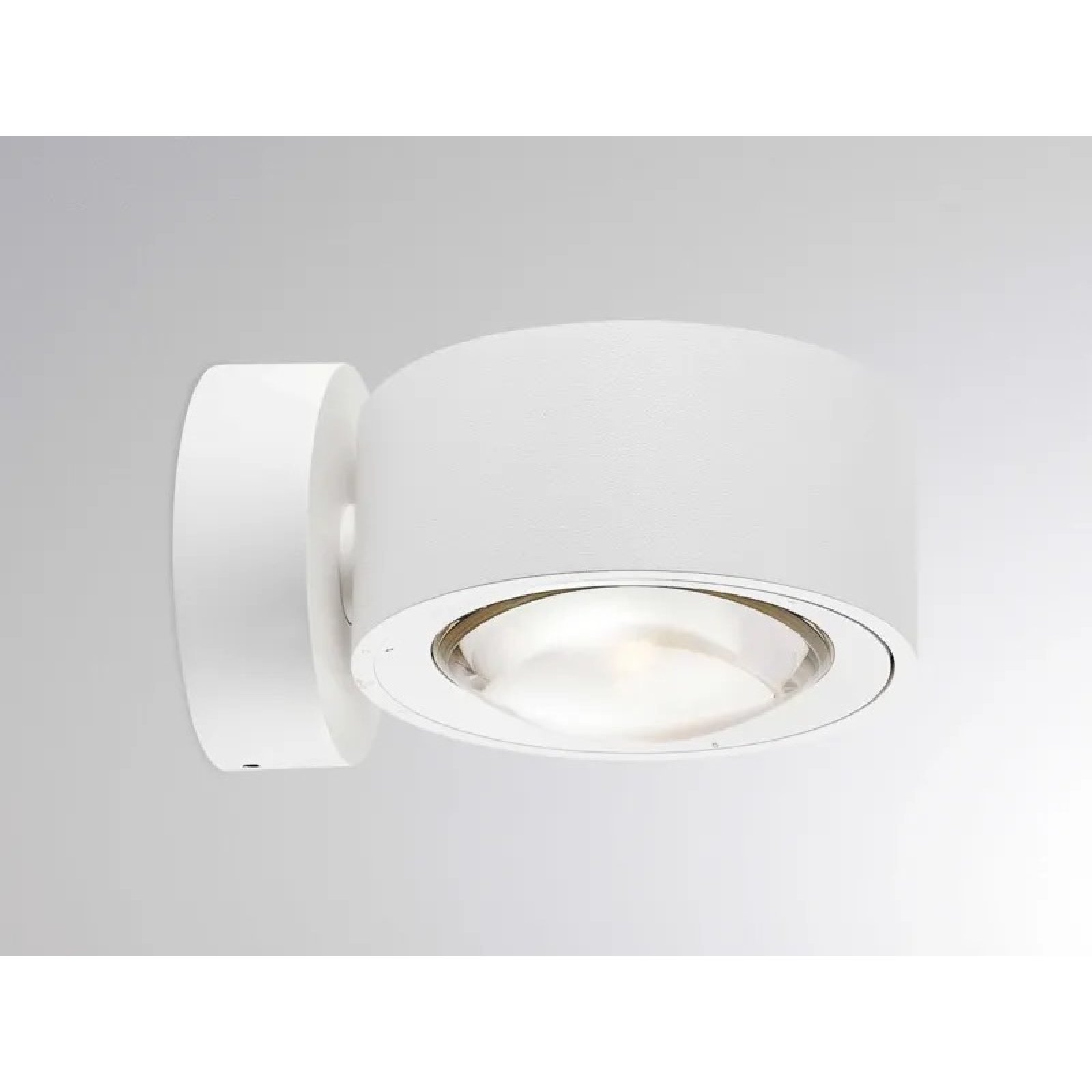 Design LED Wandleuchte wei� MAG W Linse Up & Down, dimmbar, 3000K