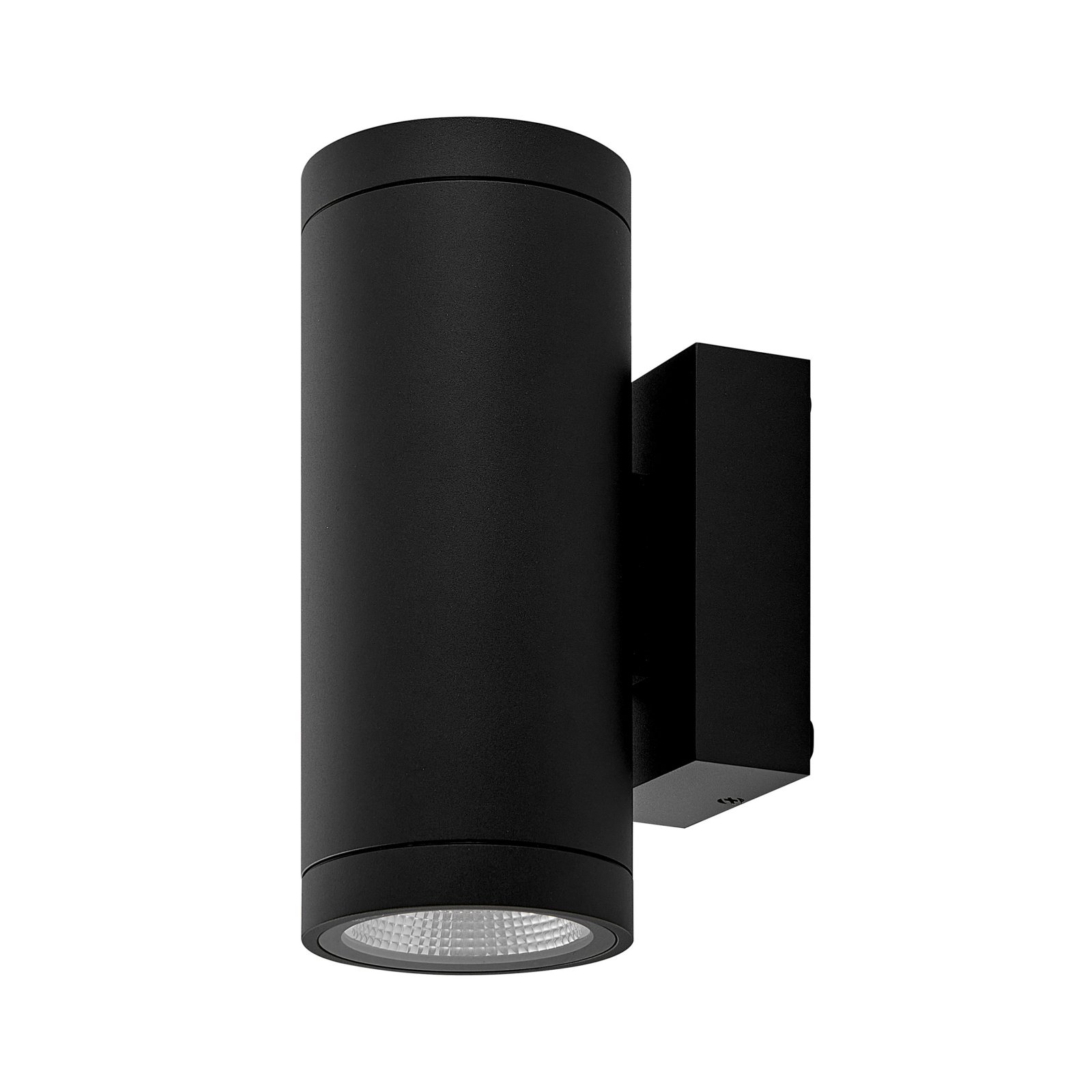 Dimmbare Au�enwandleuchte IP65 ShoreLine Pro Round up & down, 20W, 3000/4000K, Dunkelgrau
