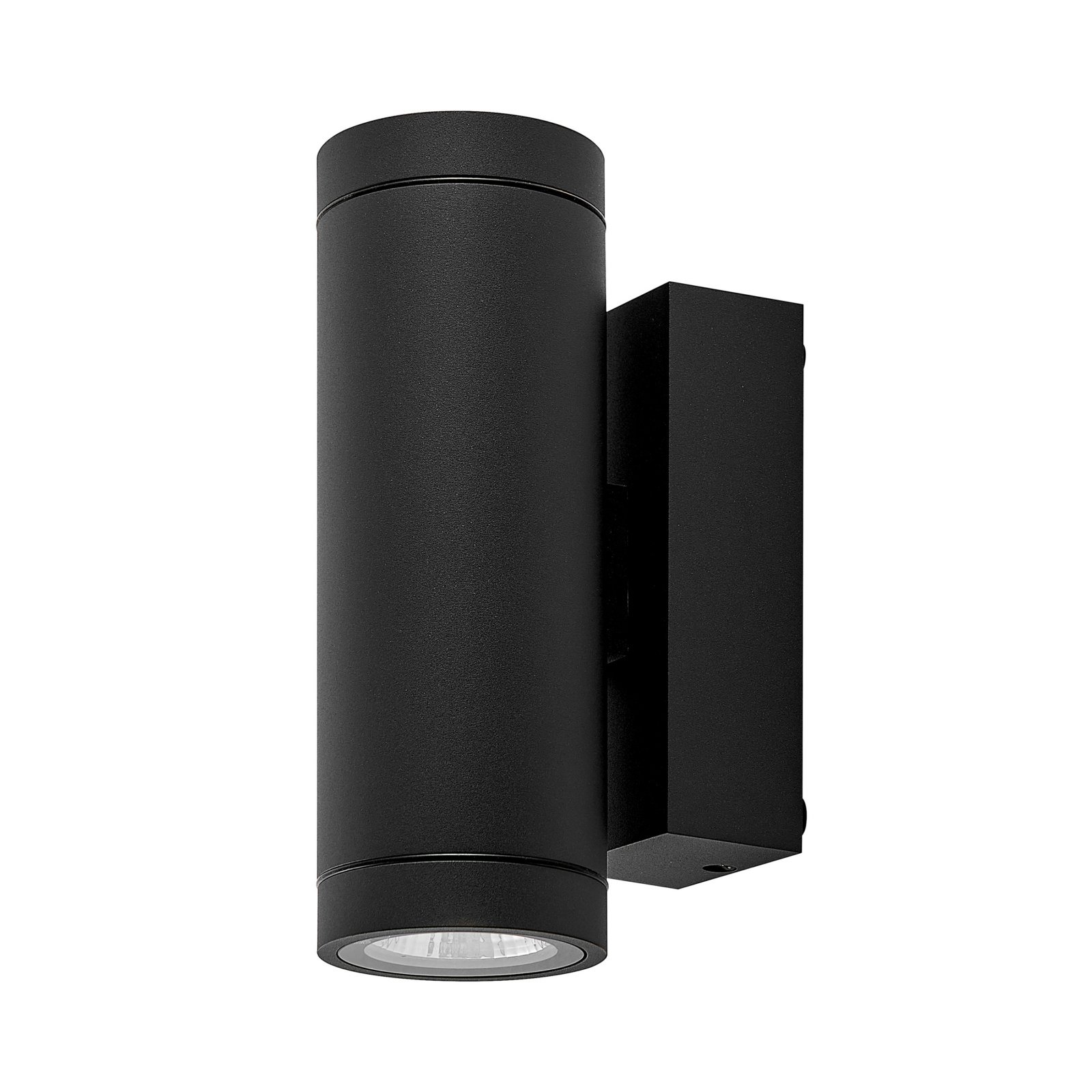 Dimmbare Au�enwandleuchte IP65 ShoreLine Pro Round up & down, 7,5W, 3000/4000K, Dunkelgrau