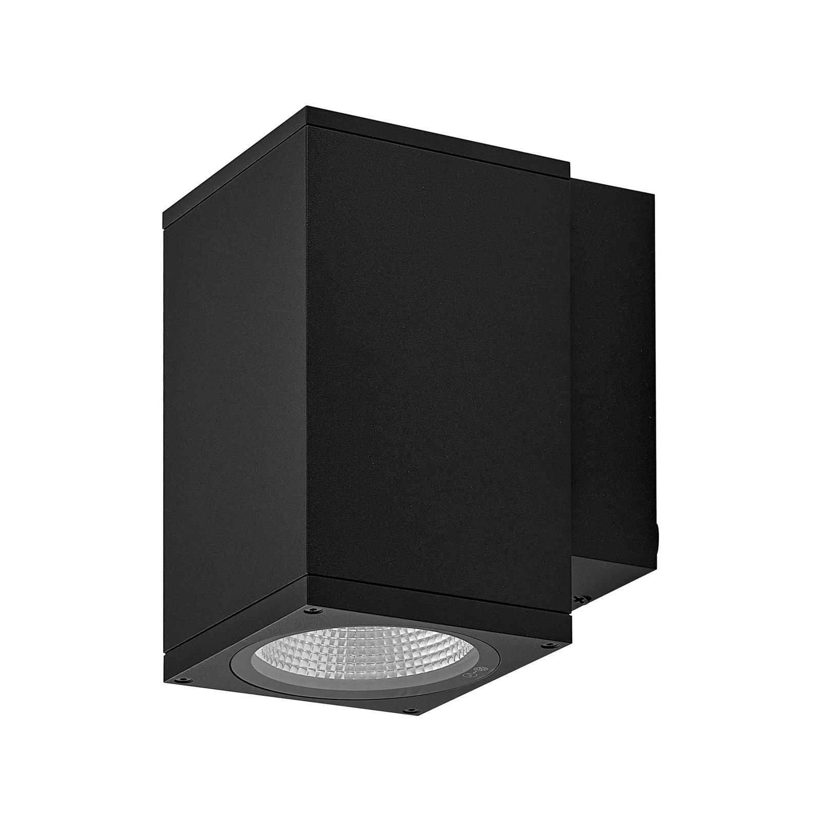 Dimmbare Au�enwandleuchte IP65 ShoreLine Pro Square, 12W, 3000/4000K, Dunkelgrau