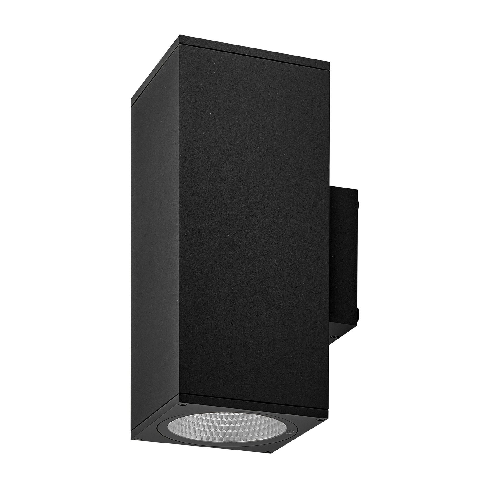 Dimmbare Au�enwandleuchte IP65 ShoreLine Pro Square up & down, 31,5W, 3000/4000K, Dunkelgrau