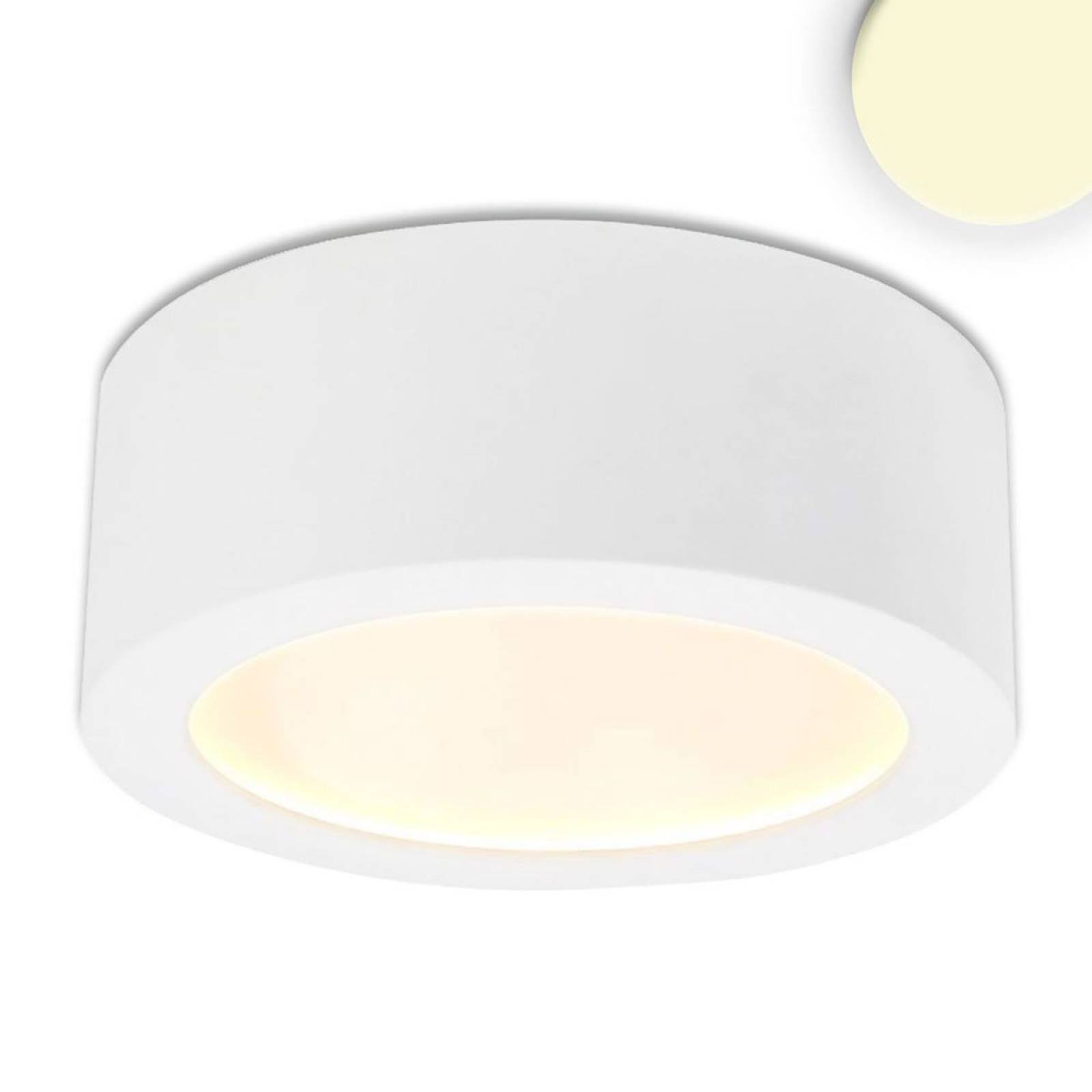 Dimmbare LED Decken- Aufbauleuchte LUNA 12W, wei�, indirekte Beleuchtung, warmwei�