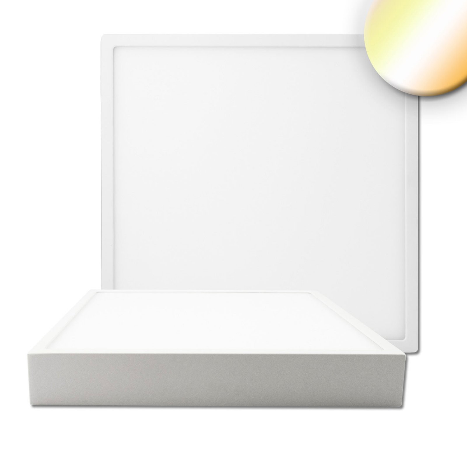 Dimmbare LED Deckenaufbauleuchte PRO 30W, wei�, 30x30cm, ColorSwitch 2700/3000/4000K