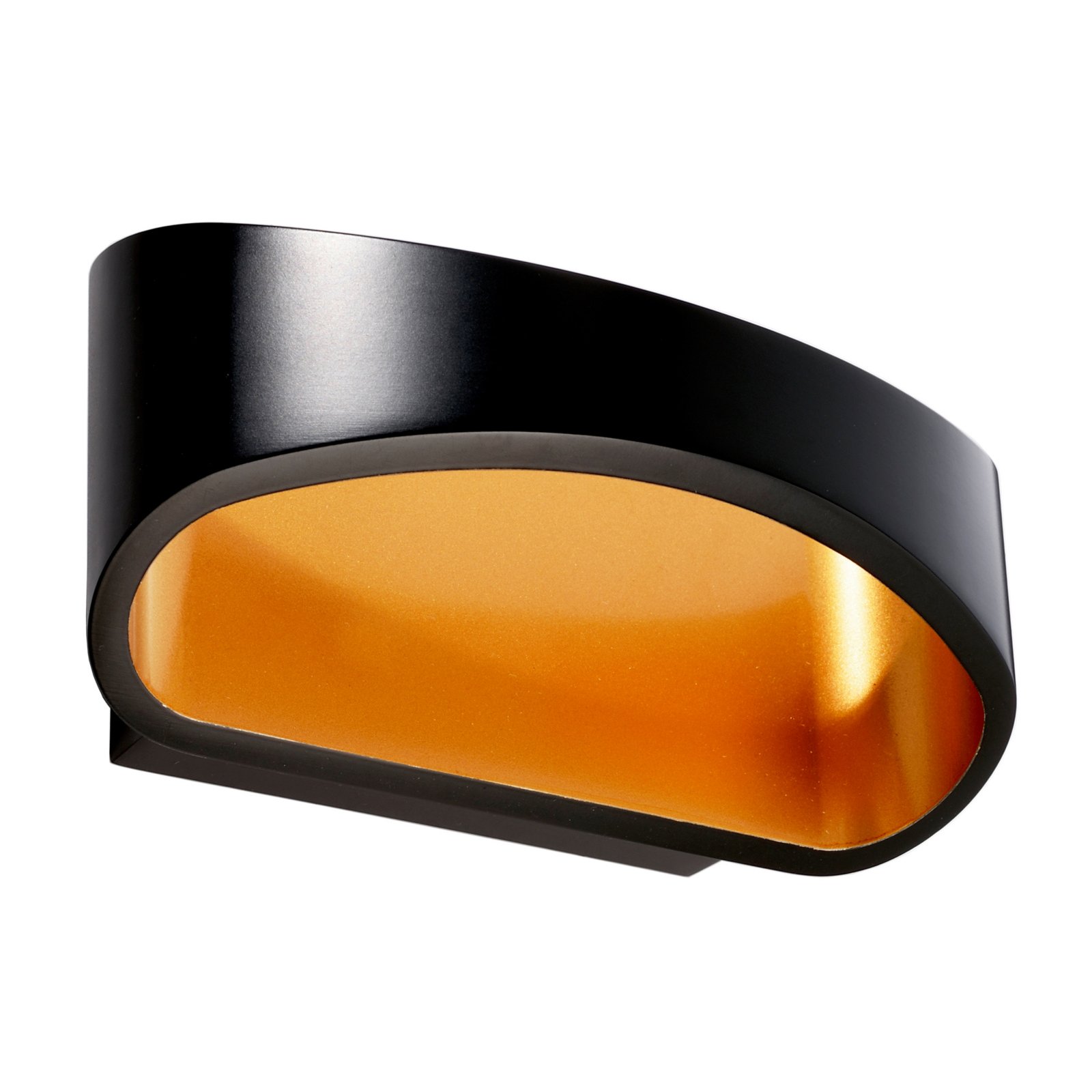 Dimmbare Wandaufbauleuchte Acamar, 6,9W, 3000K warmwei�, Schwarz, 300 lm
