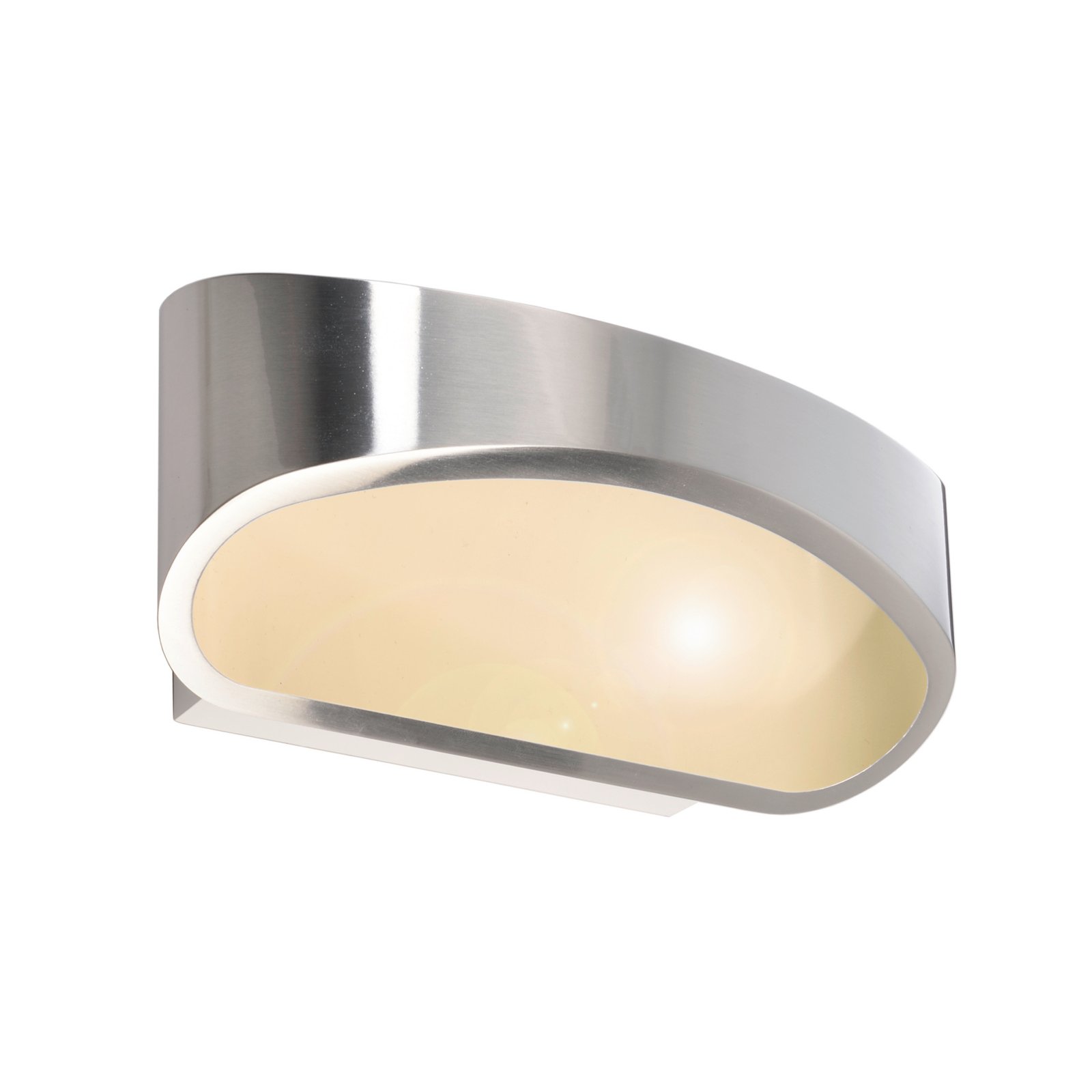 Dimmbare Wandaufbauleuchte Acamar, 6,9W, 3000K warmwei�, Silber, 400 lm
