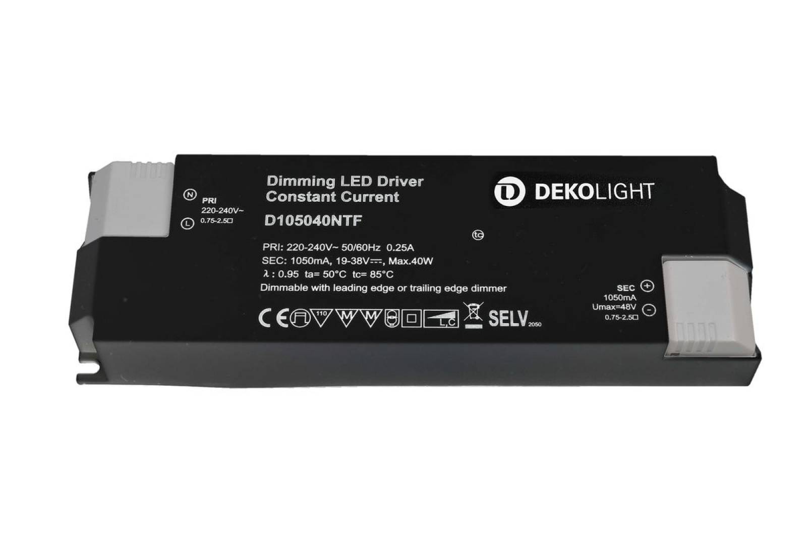 Dimmbares LED-Netzger�t 20-40W, 19-38V DC, 1050mA