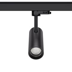 3-Phasen-Strahler FlexiZoom55, 8�-50�, CRI97 10W dimmbar, Schwarz, 2700K