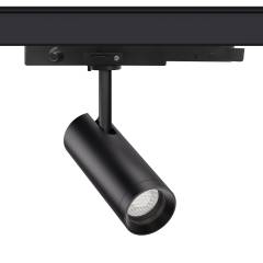 3-Phasen-Strahler FlexiZoom55 Plus, 8�-50�, CRI97 12W Dimmer am Adapter, Schwarz, 4000K