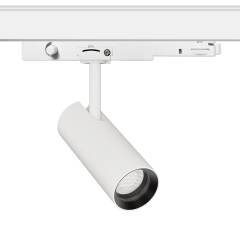 3-Phasen-Strahler FlexiZoom55 Plus, 8�-50�, CRI97 12W Dimmer am Adapter, Wei�, 4000K
