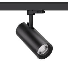 3-Phasen-Strahler FlexiZoom75, 15�-55�, CRI97 20W dimmbar, Schwarz, 2700K