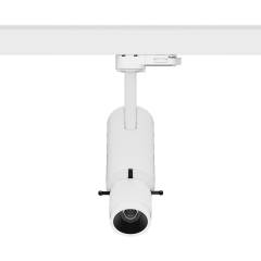 3-Phasen-Strahler FlexiKontur55, CRI97 10W Dimmer & Netzteil Strahler, Wei�, 4000K