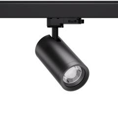 FlexiZoom S1 New 3-Phasen-Strahler 10W 11�-50� CRI97 Dimmer Geh�use, Schwarz, 4000K