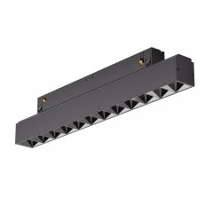 48V LED Linearleuchte DALI, schwarzer Reflektor 30�, IN48 LinearSpot