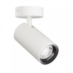 LED Deckenaufbaustrahler zoombar, FlexiZoom S1, wei�, CRI97, 3000K, Dimmer Geh�use