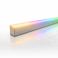 Vollverguss Au�enprofil IP69K inkl. RGBW \(2700K\) LED Strip, IP67, 24V DC, 20W/m
