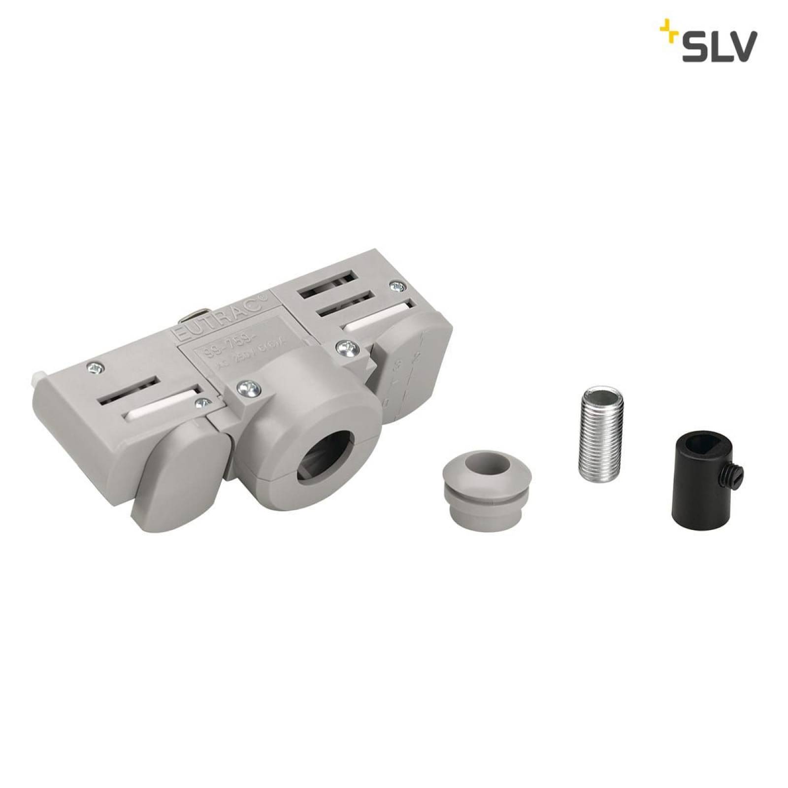 EUTRAC 3-Phasen Stromschienenadapter, grau inkl. Montagezubeh�r